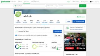 
                            10. HelloFresh Customer Care Agent Interview Questions | Glassdoor