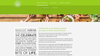 
                            9. HelloFresh - Who we are