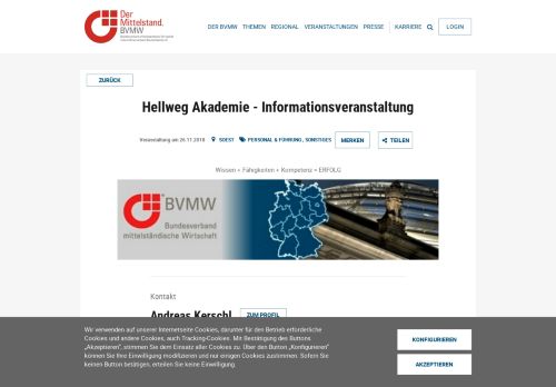 
                            4. Hellweg Akademie - Informationsveranstaltung - BVMW