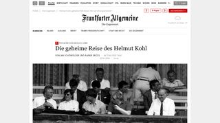 
                            12. Helmut Kohls geheime DDR-Reise: Wer wird Europameister? - FAZ