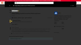 
                            3. [Help] Adding a PayPal account to PSN Account error : PS4 - Reddit