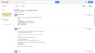 
                            11. Help Admin podaci za THOMSON TG782 - Google Groups