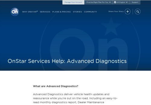 
                            5. Help: Advanced Diagnostics - OnStar