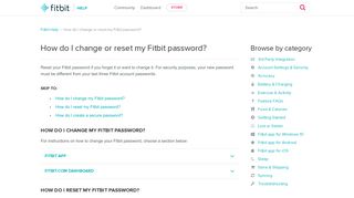 
                            2. Help article: How do I change or reset my Fitbit password?