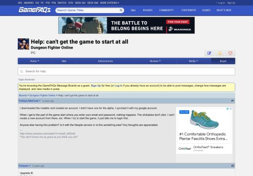
                            4. Help: can't get the game to start at all - Dungeon Fighter Online ...