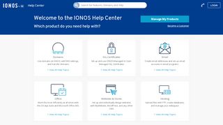 
                            12. Help Center - 1&1 IONOS