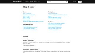 
                            3. Help Center - Lookbook