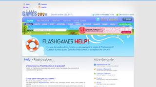 
                            8. Help Center | Registrazione | Flashgames.it - Giochi online