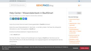 
                            6. Help Center / Wissendatenbank in BaufiSmart - GENOPACE-Report
