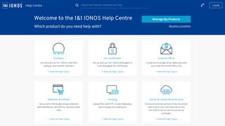 
                            6. Help Centre - 1&1 IONOS
