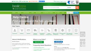 
                            6. Help Centre - Booktopia