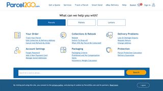 
                            3. Help Centre - Parcel2Go