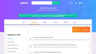 
                            2. Help for Yahoo Mail for Desktop - Help for Yahoo Account