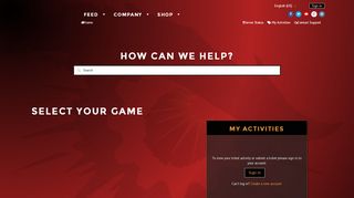 
                            2. Help Home - Daybreak Games