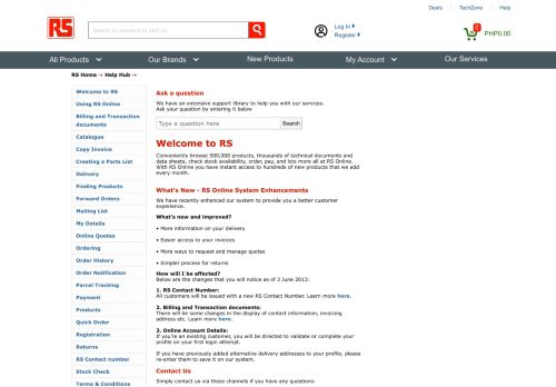 
                            7. Help Hub - RS Philippines