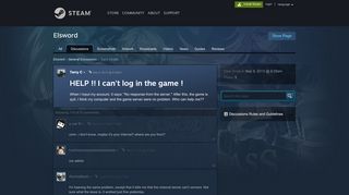 
                            1. HELP !! I can't log in the game ! :: Elsword General Discussions
