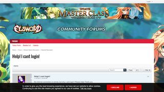 
                            4. Help! I cant login! - Elsword Online