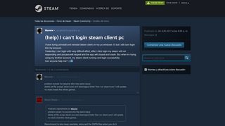 
                            5. (help) I can't login steam client pc :: Steam Community