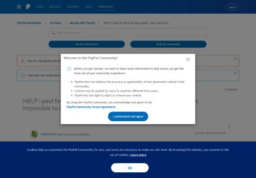
                            8. HELP i paid for item as ebay guest , have not rece... - PayPal ...
