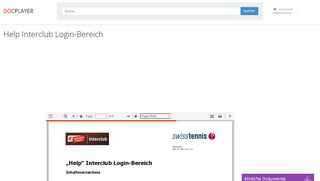 
                            12. Help Interclub Login-Bereich - PDF - DocPlayer.org