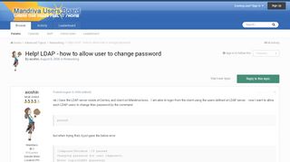 
                            2. Help! LDAP - how to allow user to change password - Networking ...