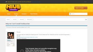 
                            13. Help me ! Can't install Voidlauncher | HiveMC Forums