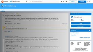 
                            10. Help me trust Mannabase : MannaCurrency - Reddit