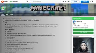 
                            10. [Help] Minecraft Launcher Will Not Connect To Server : Minecraft ...