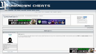 
                            3. [Help] MyBB Login C++ - UnKnoWnCheaTs