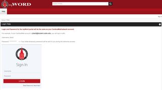 
                            6. Help - MyWord - University of the Incarnate Word Portal