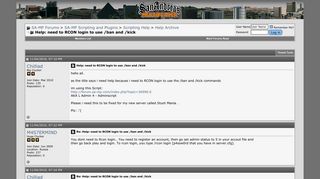 
                            7. Help: need to RCON login to use /ban and /kick - SA-MP Forums