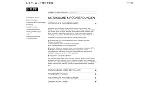 
                            12. Help | NET-A-PORTER.COM