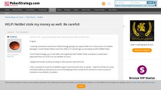 
                            11. HELP! NetBet stole my money as well. Be careful! | NetBet ...