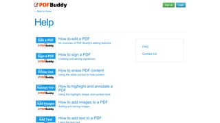 
                            3. Help | PDF Buddy