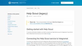 
                            13. Help Scout – Integromat Support