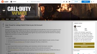 
                            9. Help Thread for Linking Twitch Prime to you CoD Account : WWII ...