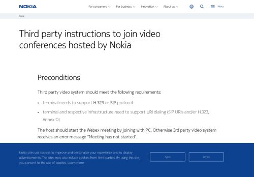 
                            9. Help to join meetings | Nokia