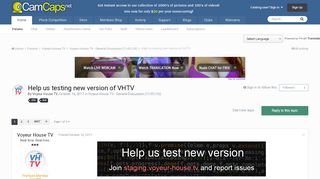 
                            5. Help us testing new version of VHTV - Voyeur-House.TV - General ...