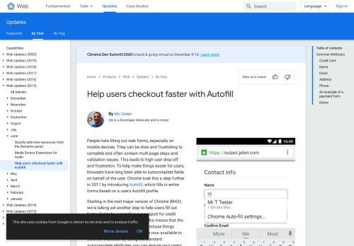 
                            3. Help users checkout faster with Autofill | Web | Google Developers