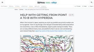 
                            7. Help with getting from Point A to B with Hyperdia | Tokyo Creative