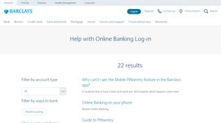 
                            3. Help with Online Banking Log-in - Barclays