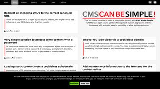 
                            6. Help with PROTECT : : CMS Made Simple - Tutorials, tips and tricks ...