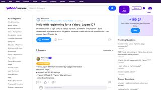 
                            10. Help with registering for a Yahoo Japan ID? | Yahoo Answers