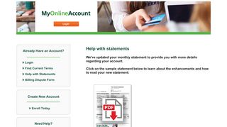 
                            10. Help with Statements - my online account