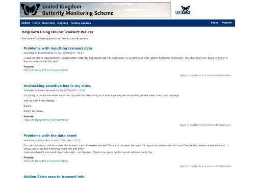 
                            11. Help with Using Online Transect Walker | UKBMS