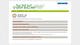 
                            4. Help - WWOOF Ireland