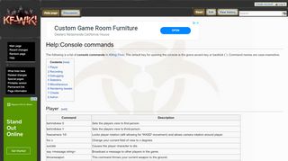 
                            10. Help:Console commands - Killing Floor Wiki