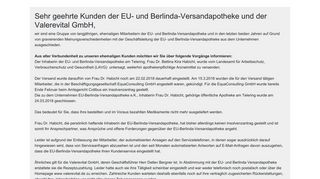 
                            1. Helpdesk bezüglich Beschwerden über die EU- und Berlinda ...