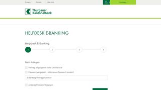 
                            11. Helpdesk E-Banking - Thurgauer Kantonalbank