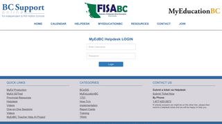 
                            7. Helpdesk Login « MyEdBC – MyEducationBC Support – Independent ...